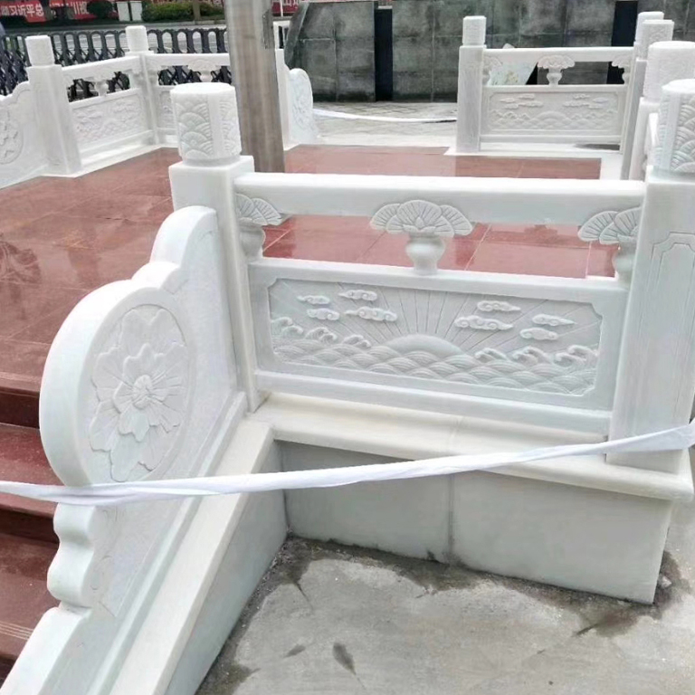 汉白玉旗台栏杆