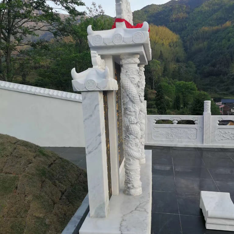 汉白玉墓碑