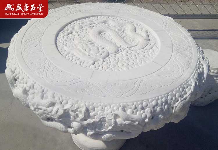 庭院石石雕圆桌