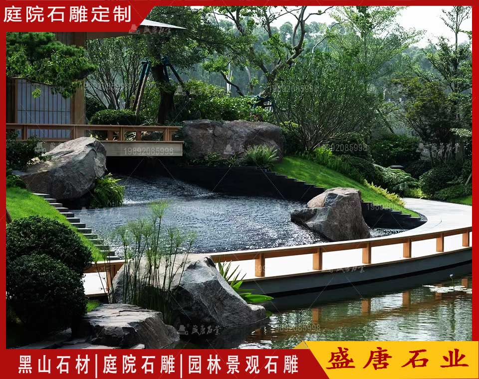 驳岸景观置石