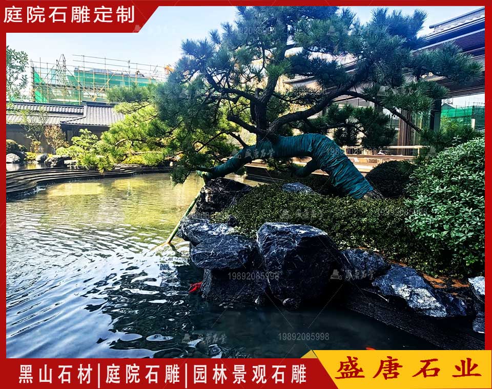 驳岸景观置石