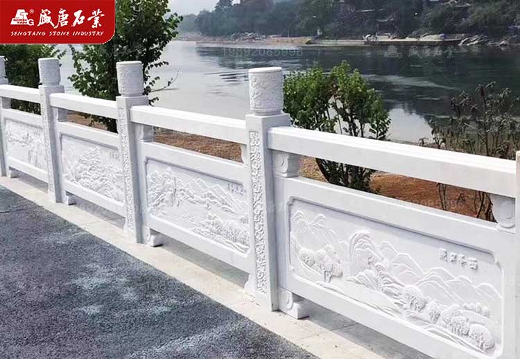 石雕汉白玉石栏杆