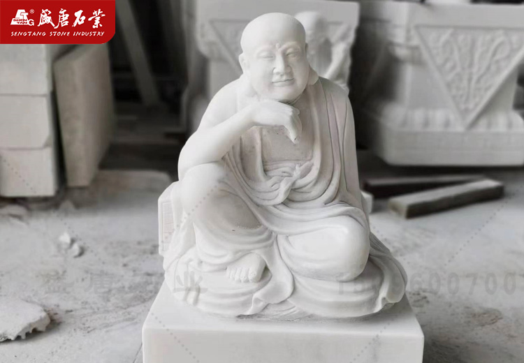 汉白玉十八罗汉 汉白玉十八罗汉
